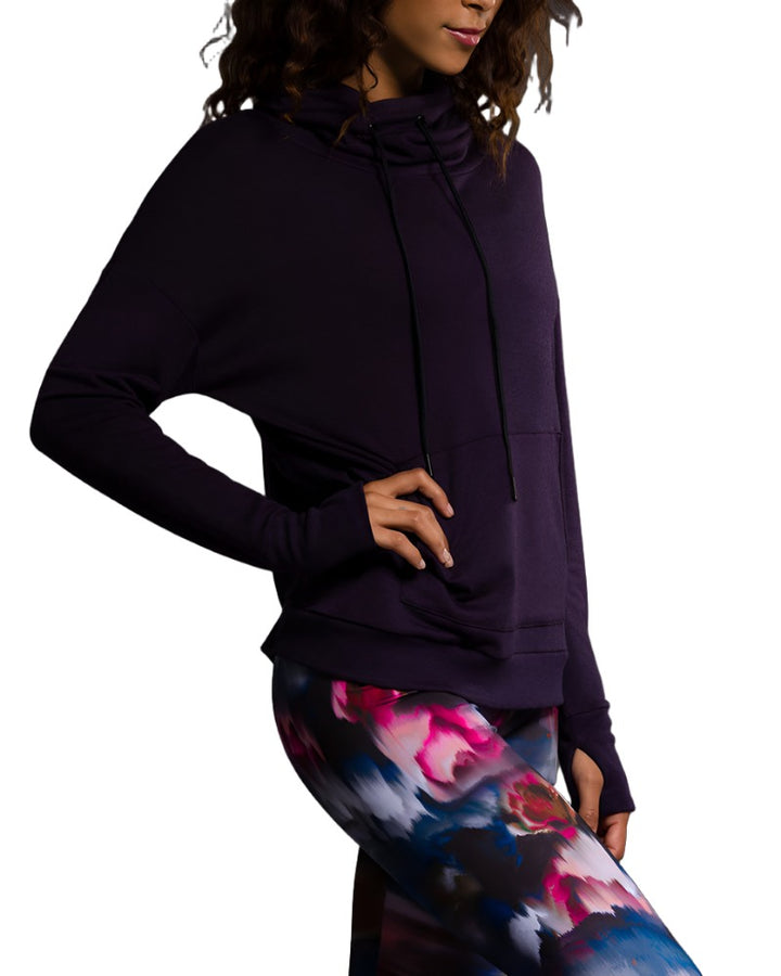 Onzie Hot Yoga Braid Back Top 3076 - Dhalia - Side View