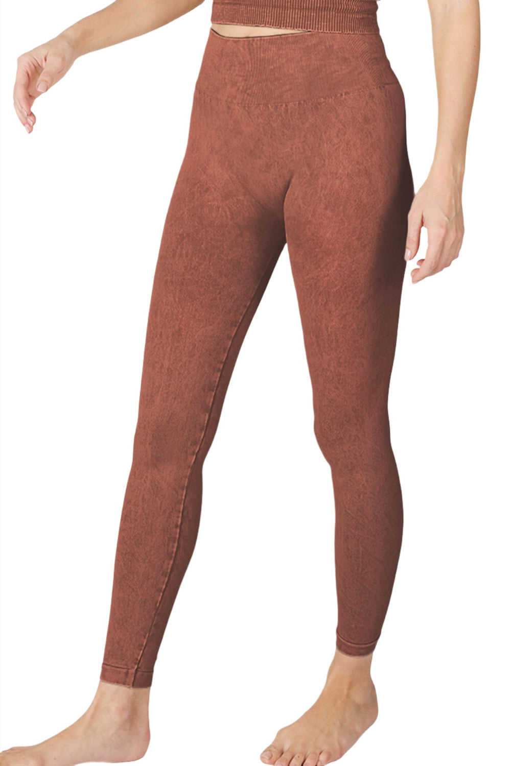 NikiBiki Vintage Wash High Waist Jeggings - Vintage Maple - Side View