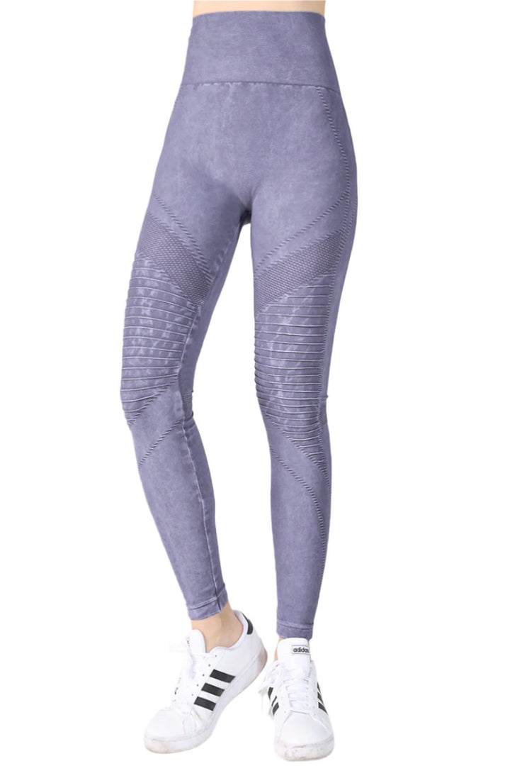 NikiBiki Seamless Leggings with Ribbed Panels NB7692