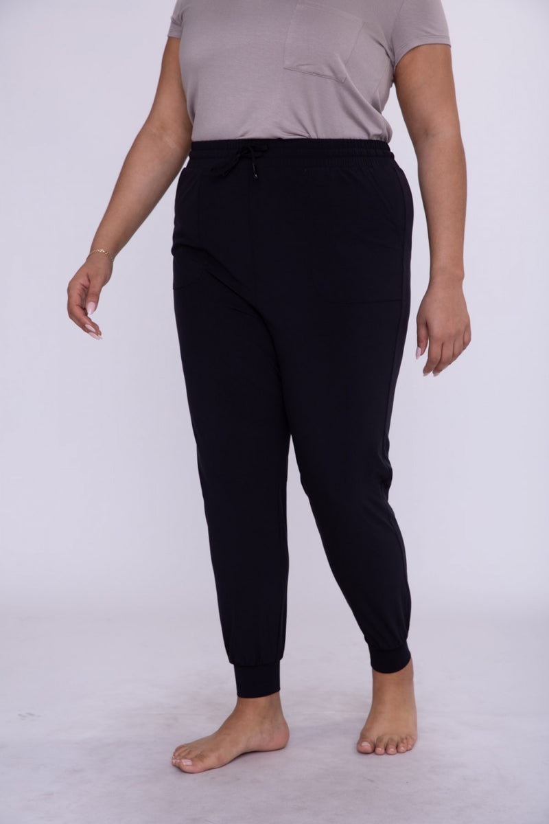 Mono B Athleisure Cuffed Joggers AP-A1067 and Plus