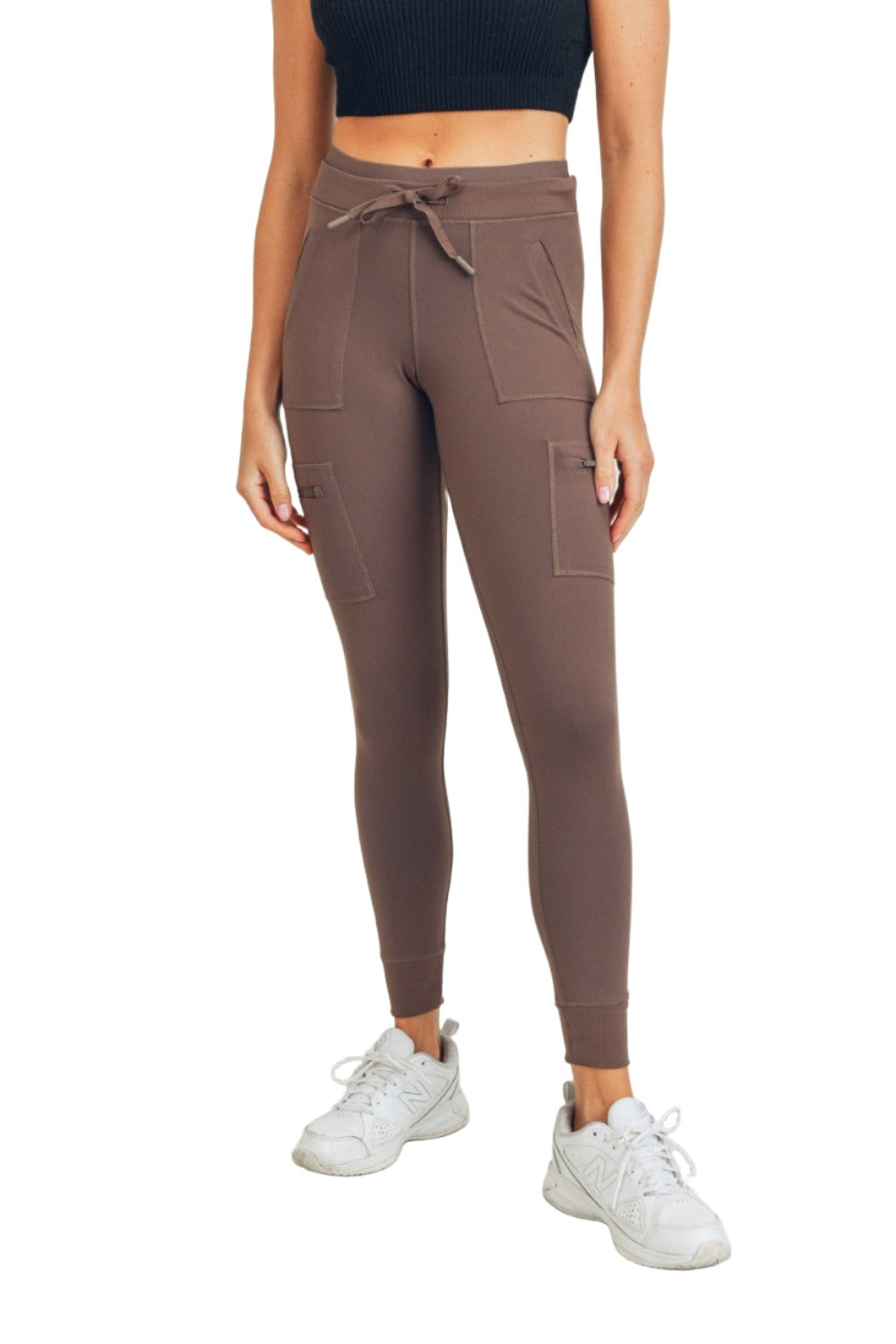 Mono B Fitted Cargo Pant AP1748 and Plus - Kaiki - Front View