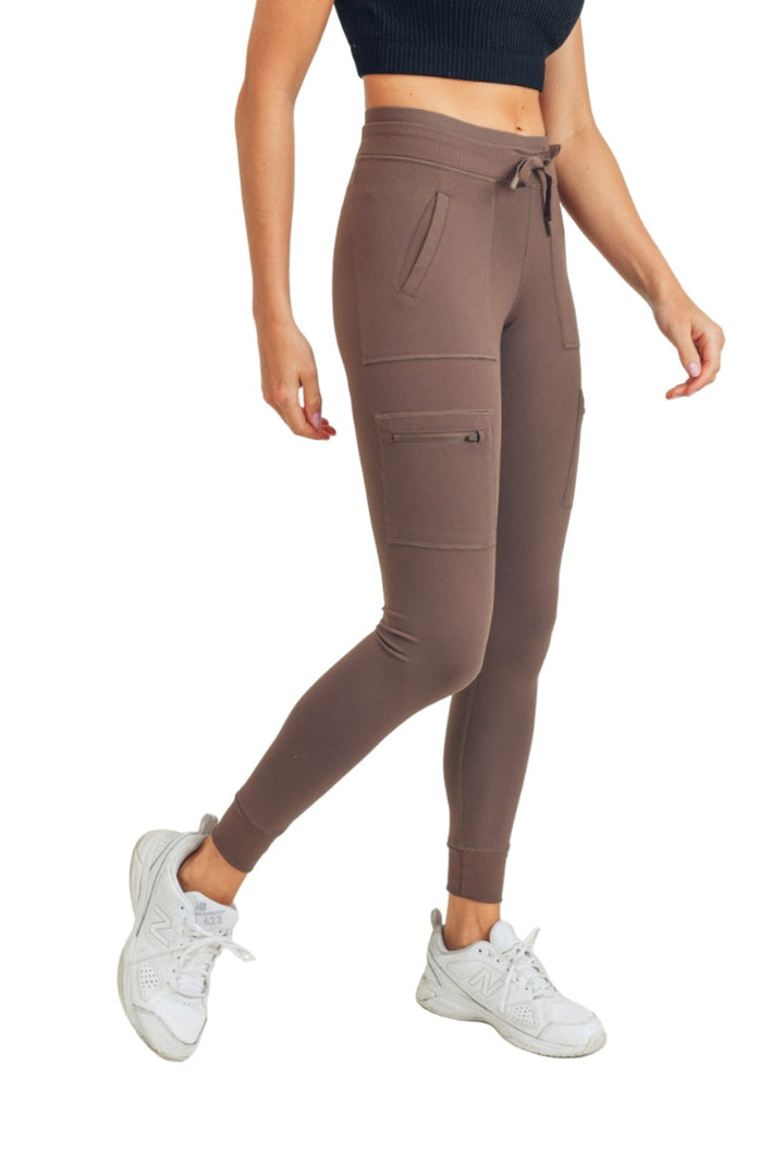 Mono B Fitted Cargo Pant AP1748 and Plus - Kaiki - Side View