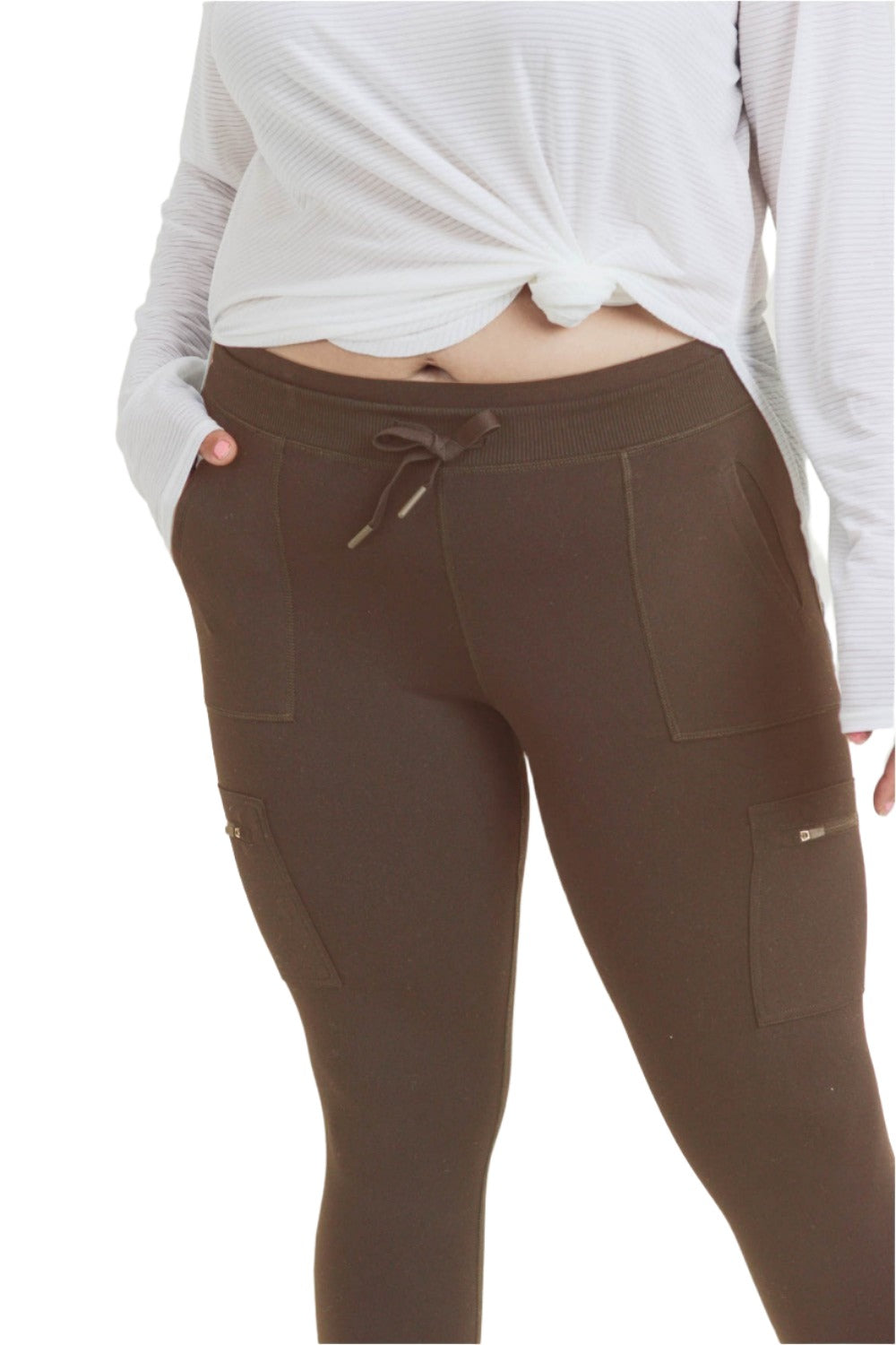 Mono B Fitted Cargo Pant AP1748 and Plus - Kaiki - Rear View