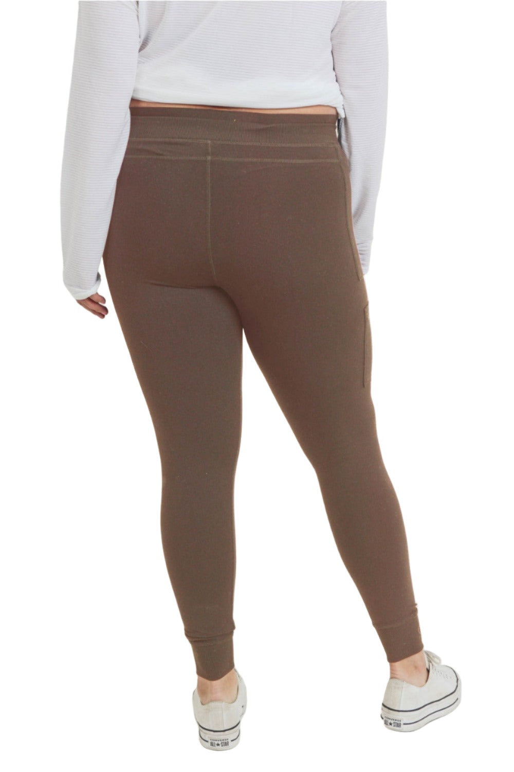 Mono B Fitted Cargo Pant AP1748 and Plus - Kaiki - Back View