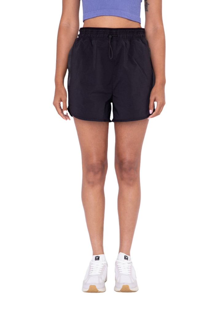 Mono B Toggle Drawstring Shorts AP7043 - Black - Front View