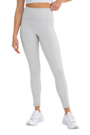 Mono B Newport No Front Seam Splice Swoop Highwaist Leggings APH-A0738 - Mist - Front View