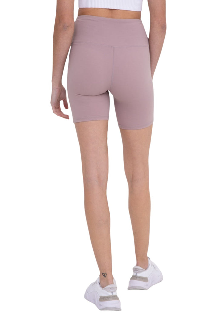 Mono B Newport Essential Performance Highwaist Shorts APH-A0772 - Iris - Back View