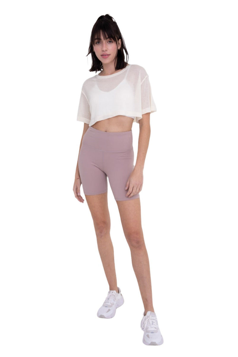 Mono B Newport Essential Performance Highwaist Shorts APH-A0772