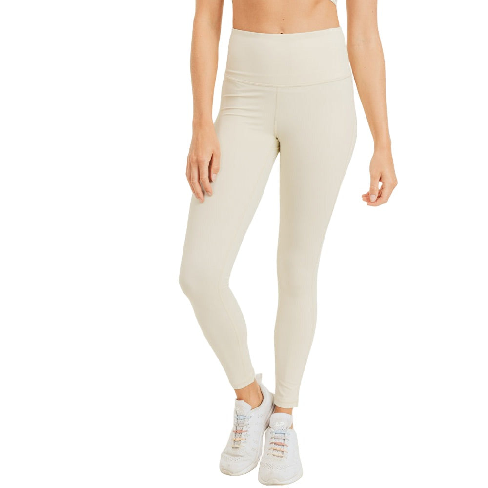 Mono B GREEN Essential Pro Legging APH8026 - Natural 10 - Front View