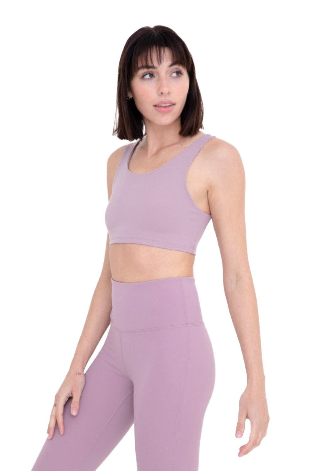 Mono B High Impact Bra AT-A032 - Laguna Mauve - Front View