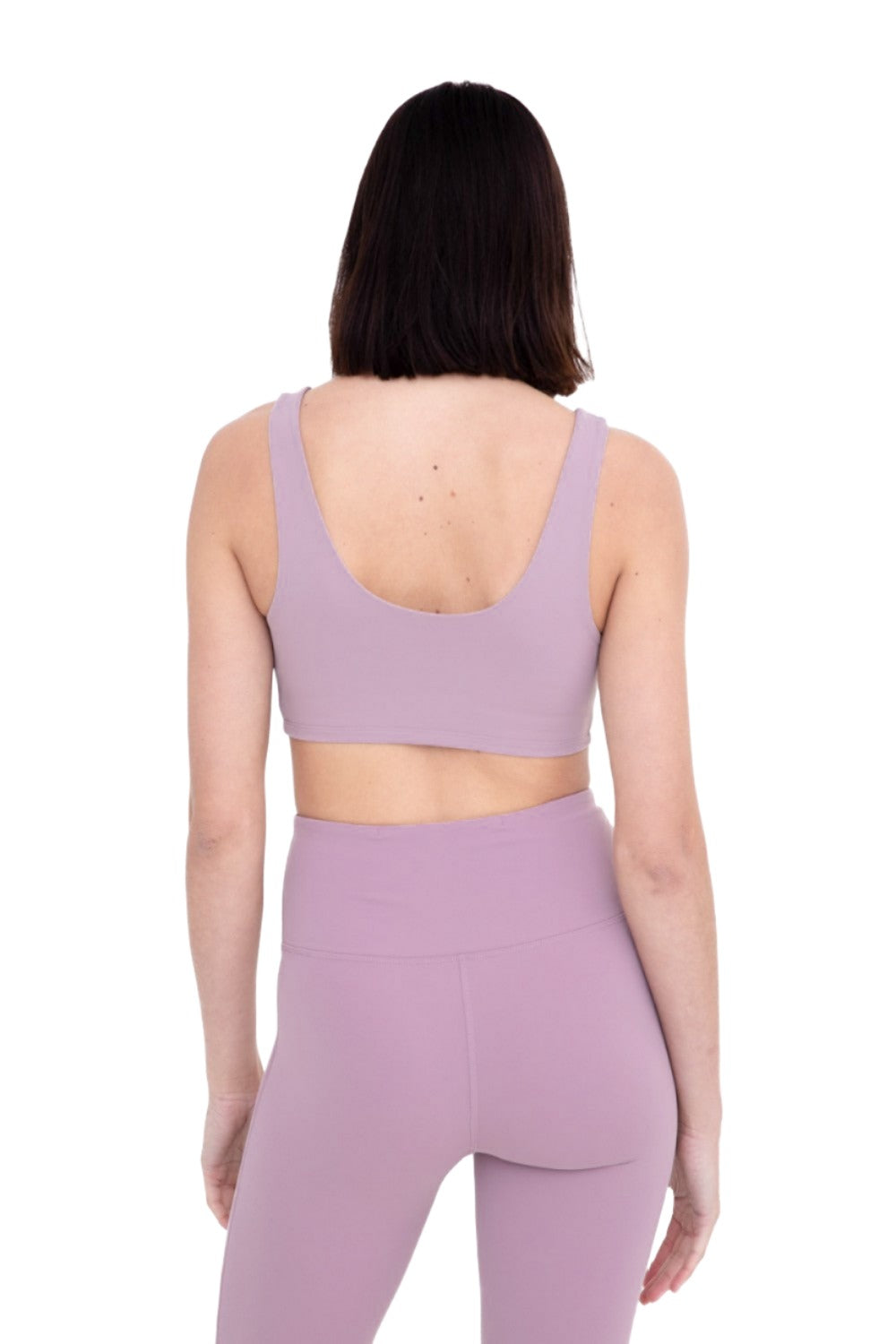 Mono B High Impact Bra AT-A032 - Laguna Mauve - Back View