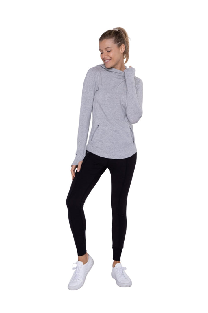 Mono B Mono B GREEN - Slim-Fit Paneled Joggers APH-A0760 And Plus - Black - Front Full View