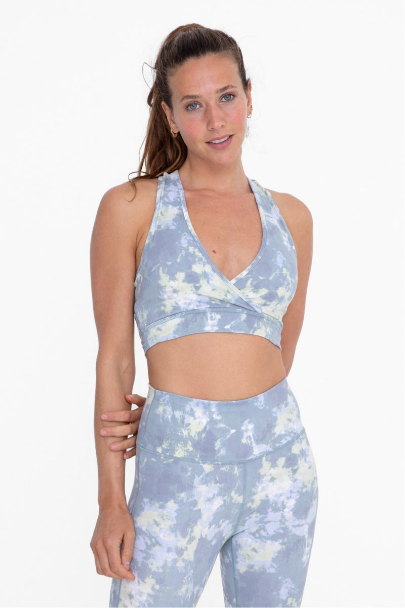 Mono B Tie Dyed X Front Bra Top AT-A1259