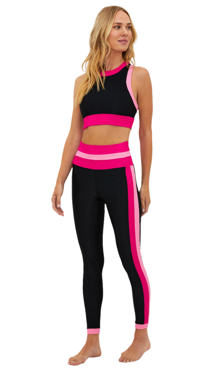 Beach Riot Gwen Color Block Top Amour front