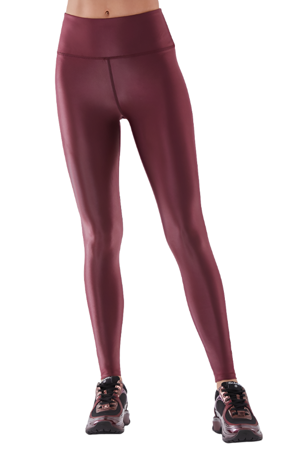 Noli Liquid Legging - Dark Cherry - Front View