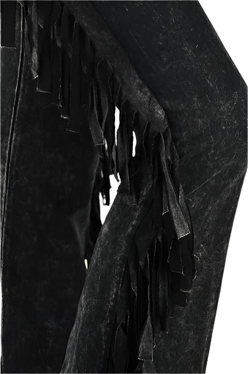 T-Party Fold Down FRINGE Sides Mineral Washed Yoga Pants CJ71397