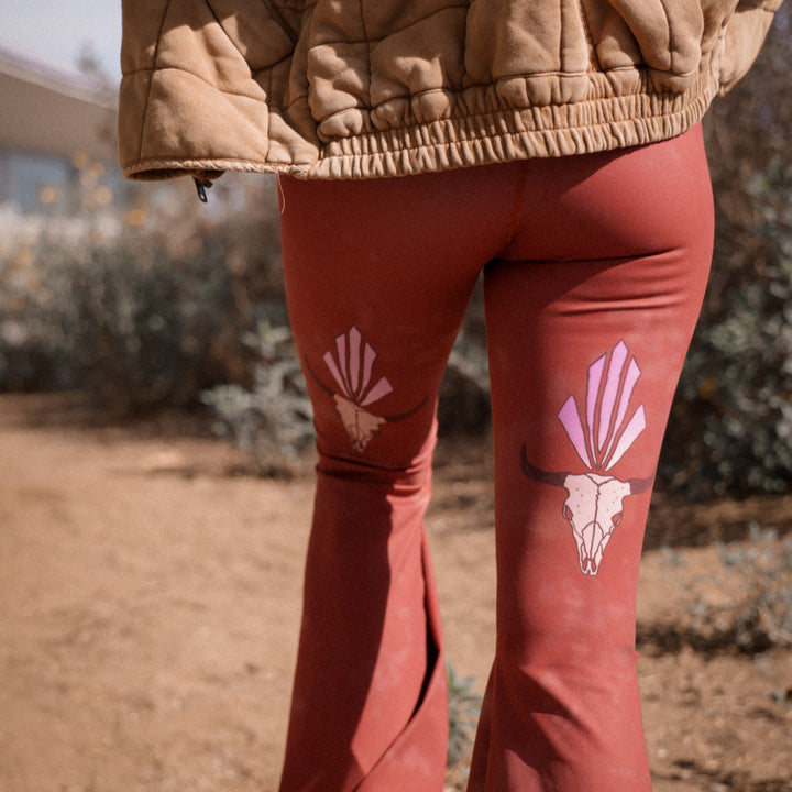 Buffalo Princess Rust Long Bell Bottom