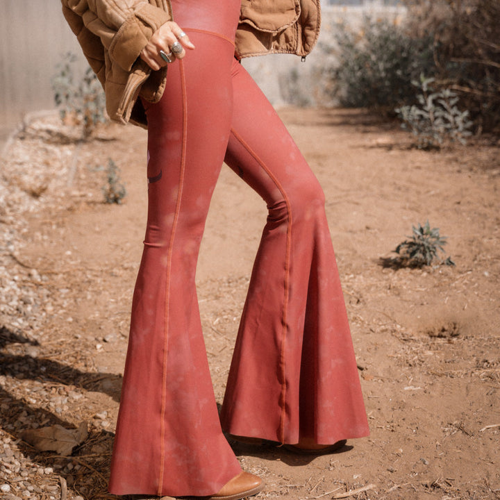 Buffalo Princess Rust Long Bell Bottom