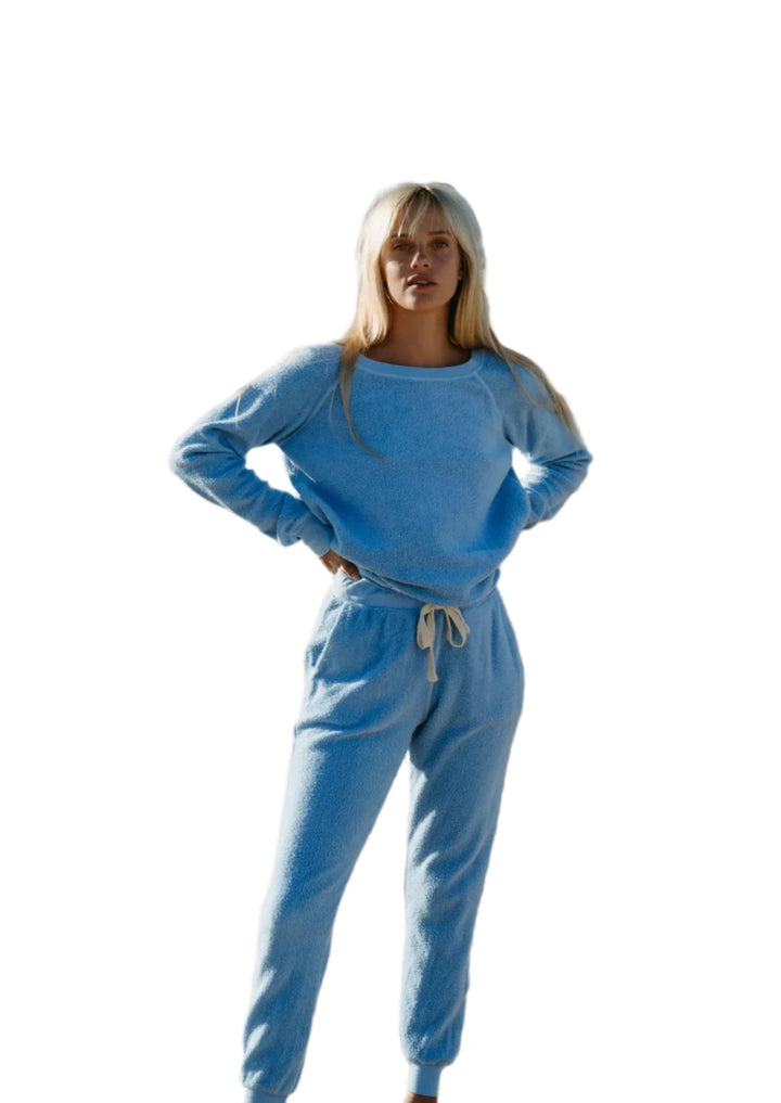 Jala Chill Jogger - Denim - Front View