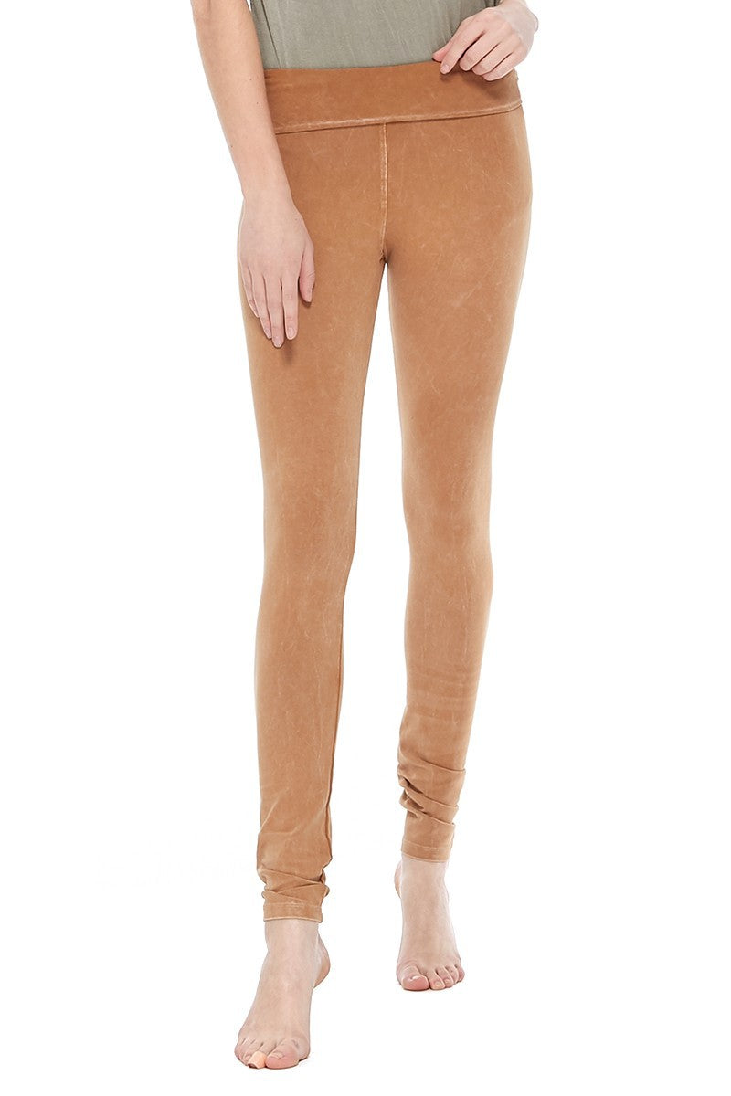 T-Party Fold Over MINERAL WASH LEGGING CJ72219