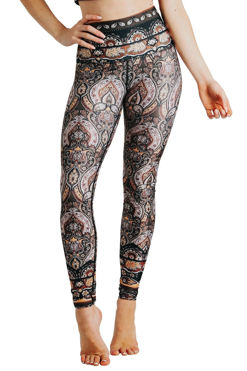 Espresso Yourself Printed Yoga Leggings by Yoga Democracy