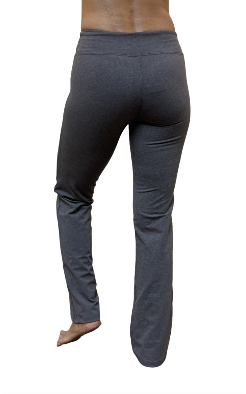 One Step Ahead Brushed Supplex Fitted Drawstring Bootcut Pant D222