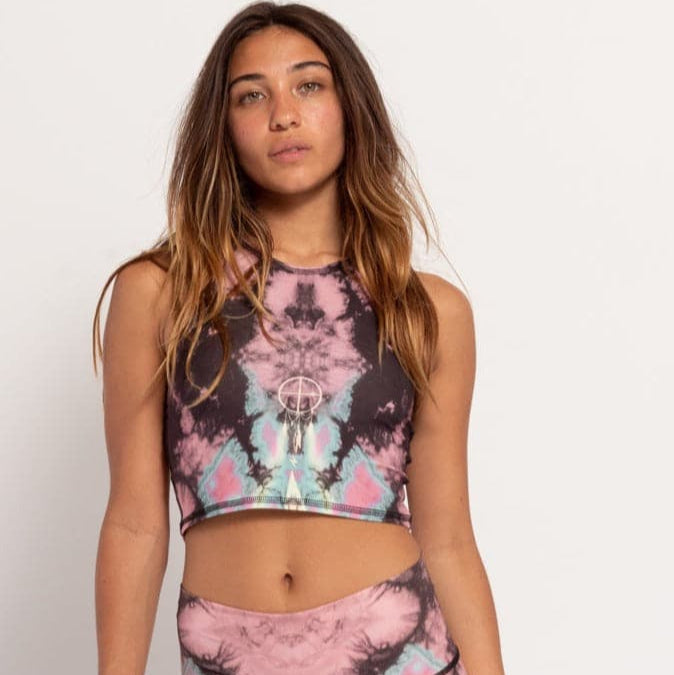 Eagle Feather Pink Mermaid Tank