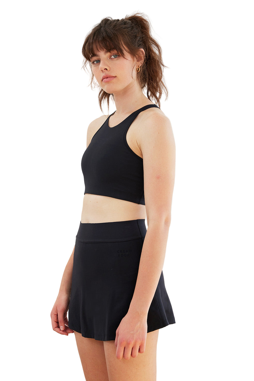 Cream Yoga Evelyn skort - Black - 