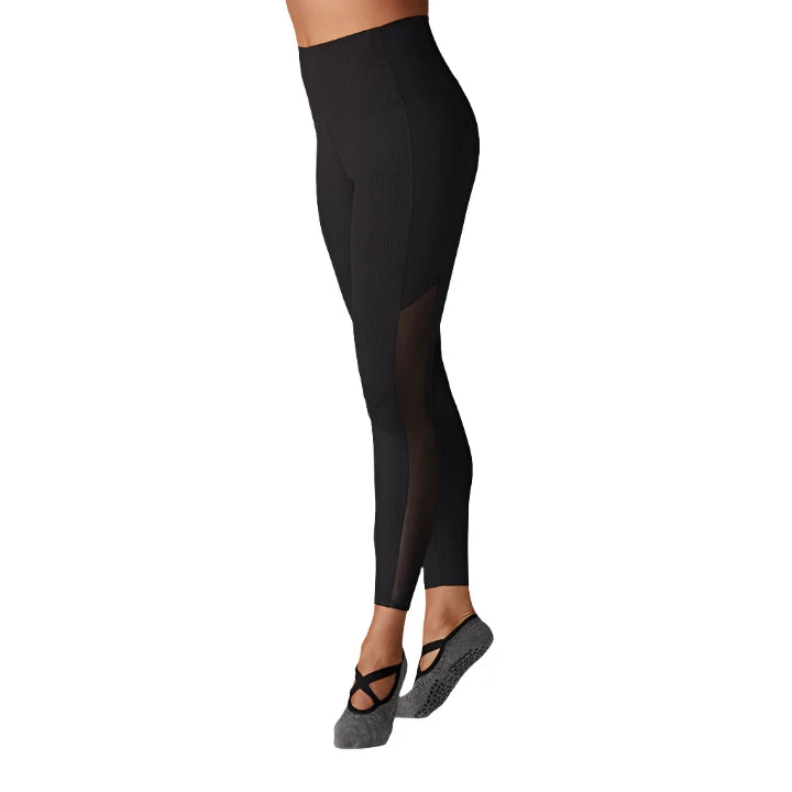 Tavi Waffle Tights Ebony Color