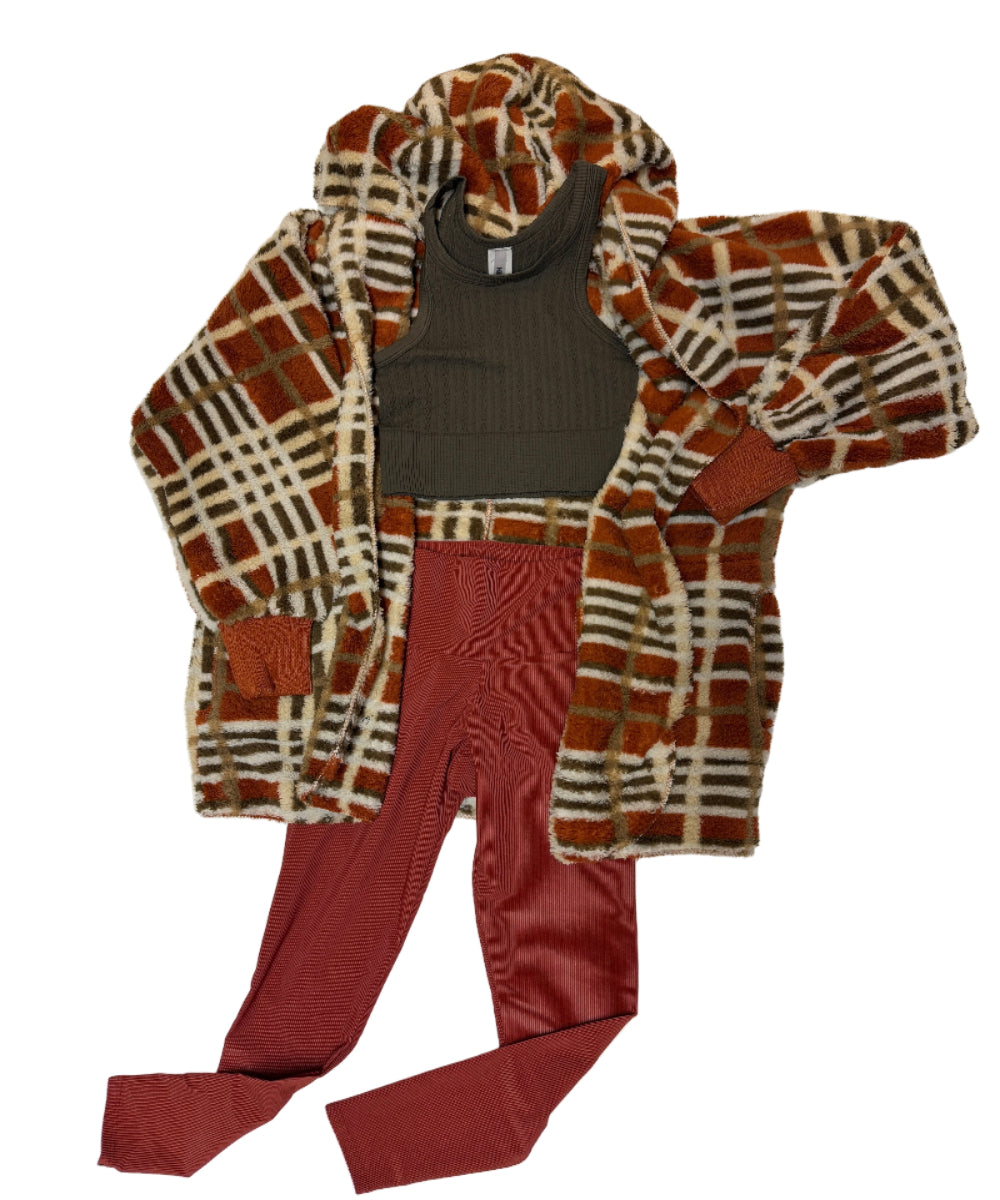 Beach Riot Moxie Top Crimson Dot