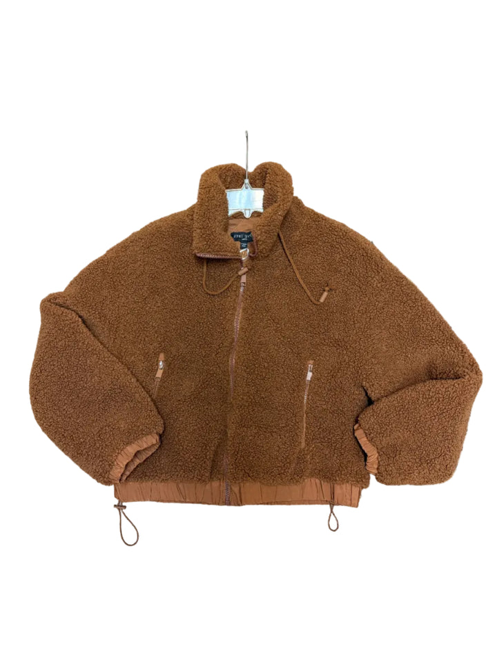 Love Tree Teddy Fleece Zip-Up Sweater Jacket 8077JY