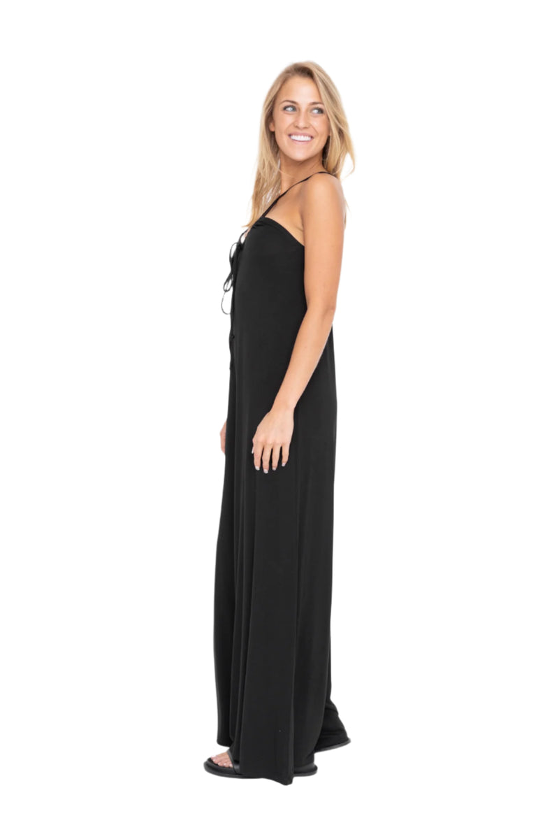 Mono B Loose Wide Leg Jumpsuit KPR12258