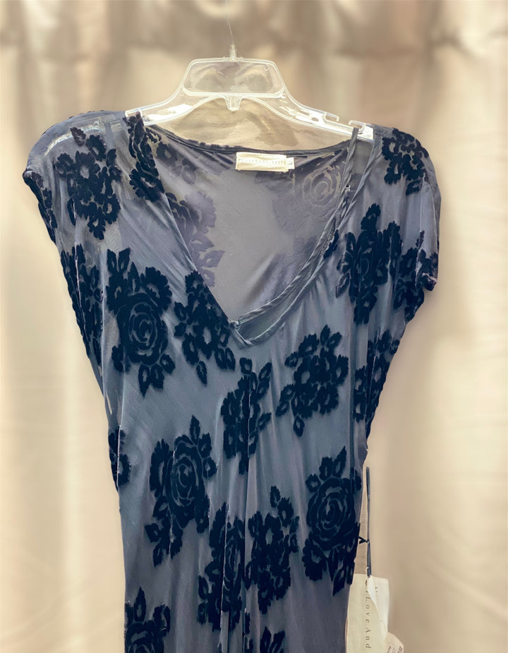 Johnny Was 4 Love and Liberty Sadie Velvet Bias Cut Maxi Dress