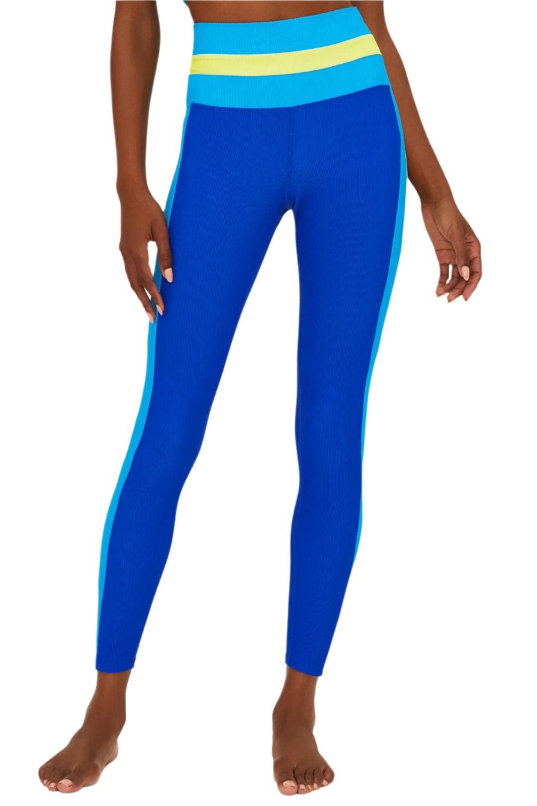 Beach Riot Mariella Legging Color Block - Rivera - Front View
