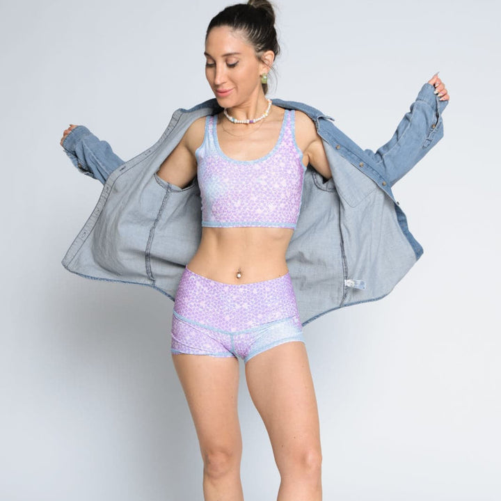 Mermaid Fairy Queen Lavender Sun Short *Final Sale