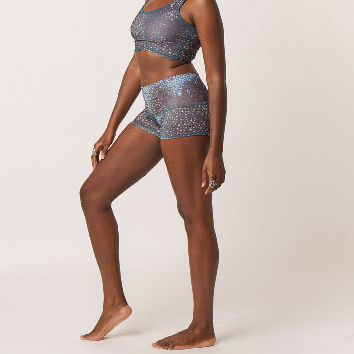 Mermaid Fairy Queen Teal Sun Shorts