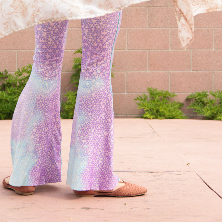 Mermaid Fairy Queen Lavender Crop Bell Bottom *Final Sale