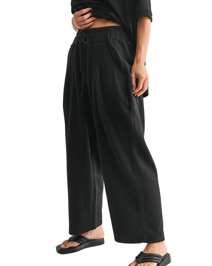 Mono B Dune Drift Wide Leg Loose Pants KP5492