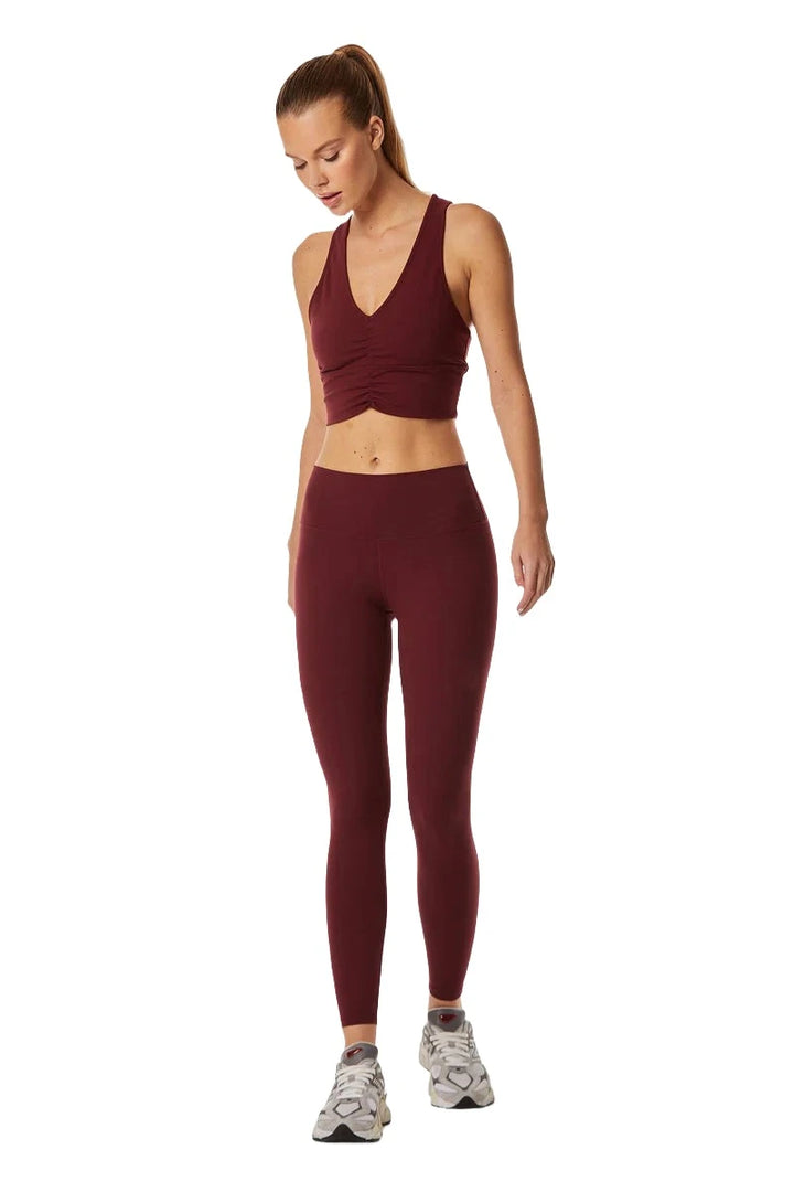 Noli Yoga Limitless Bra - Pinot - Front Full View2