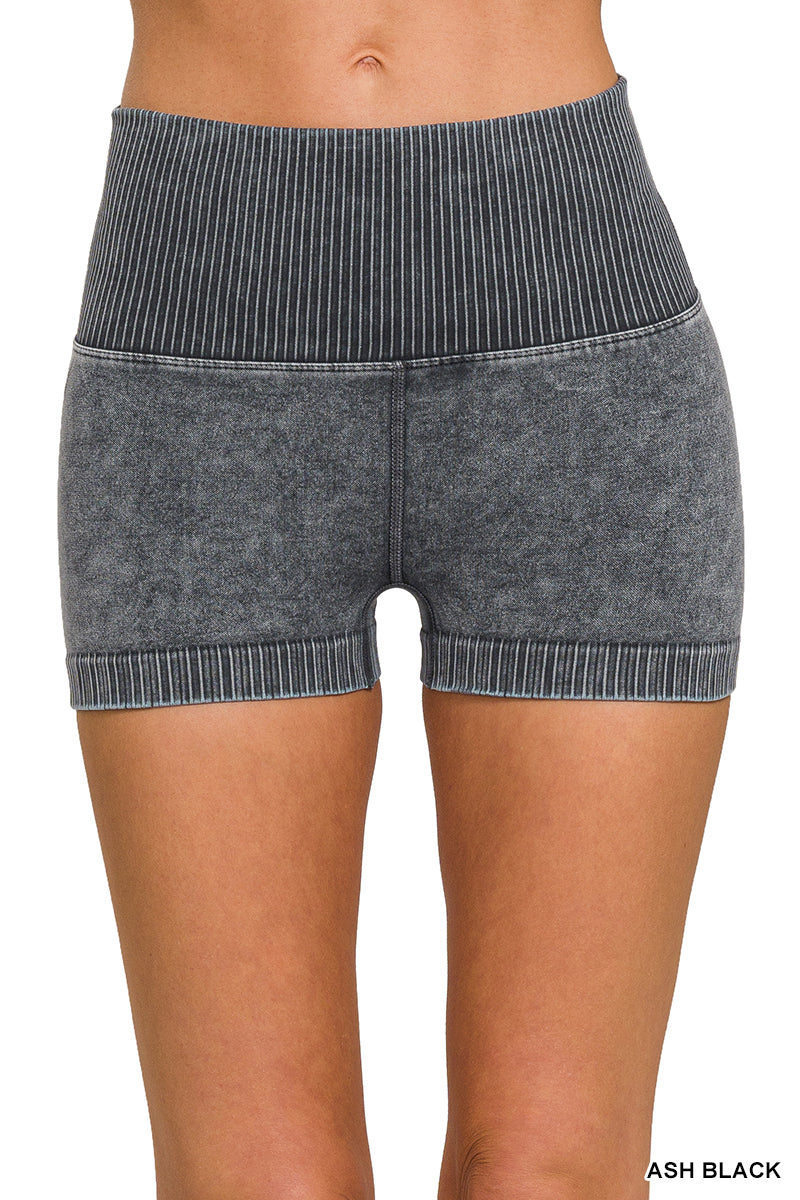 Zenana Seamless High Waisted Shorts NPW-6120
