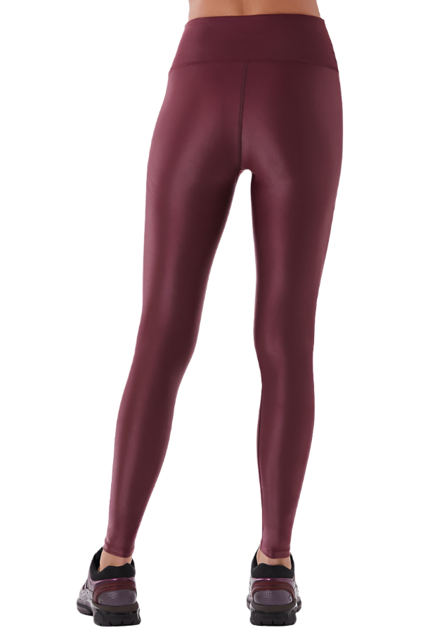 Noli Liquid Legging - Dark Cherry - Back View