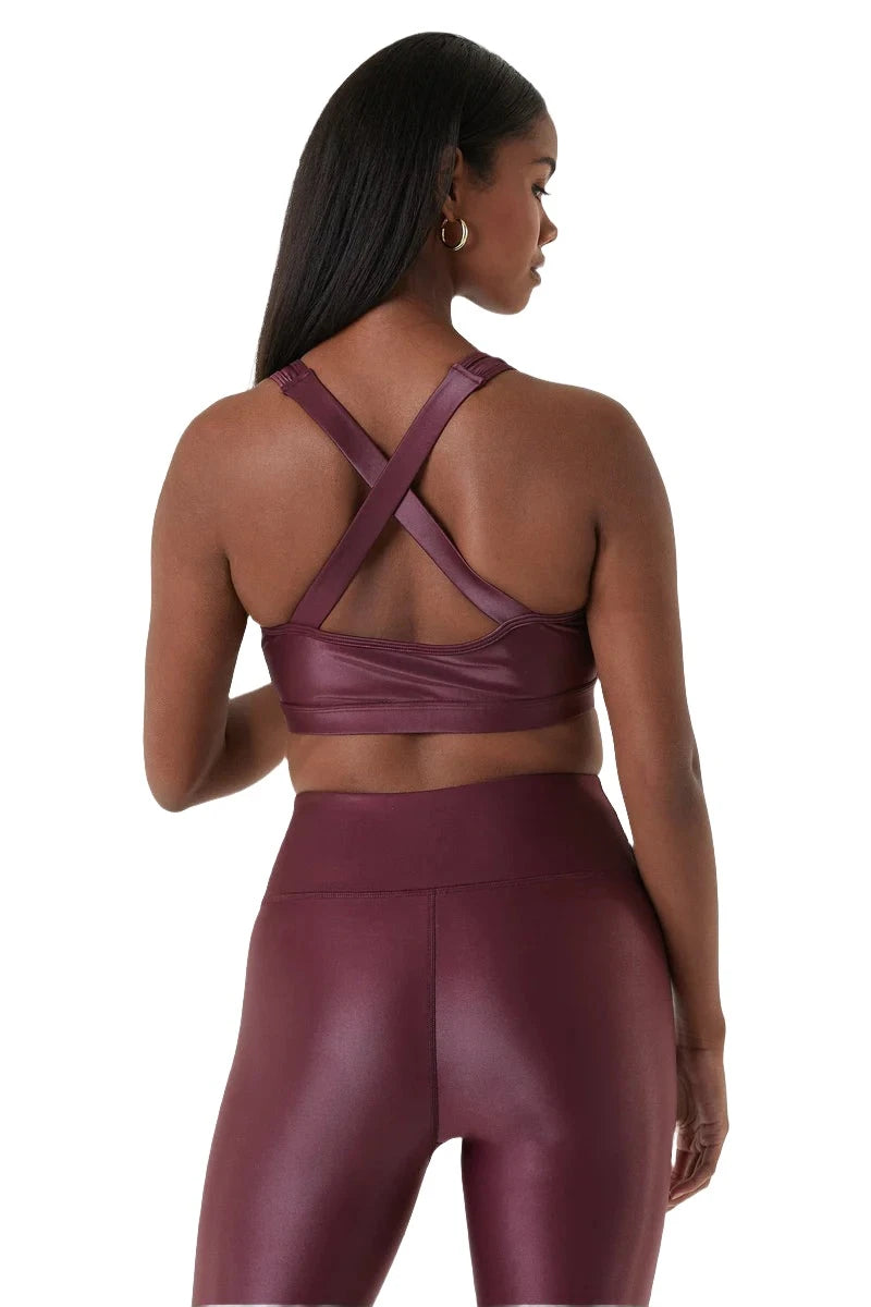 Noli Edge Bra - Dark Cherry Noli - Back View