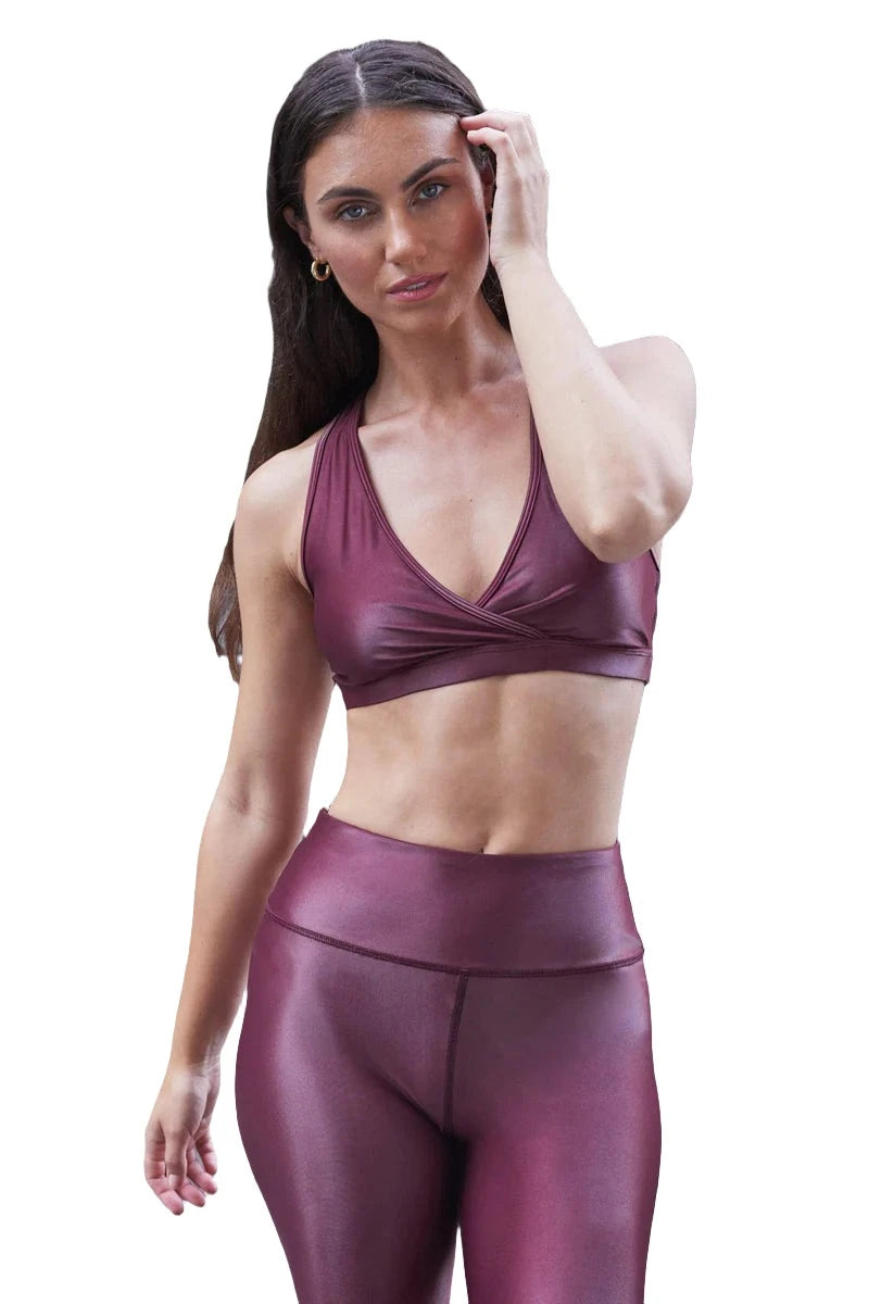 Noli Edge Bra - Dark Cherry Noli - Front View