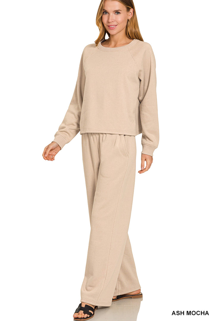 Zenana Fleece Active Sweat Set OTOP-4338