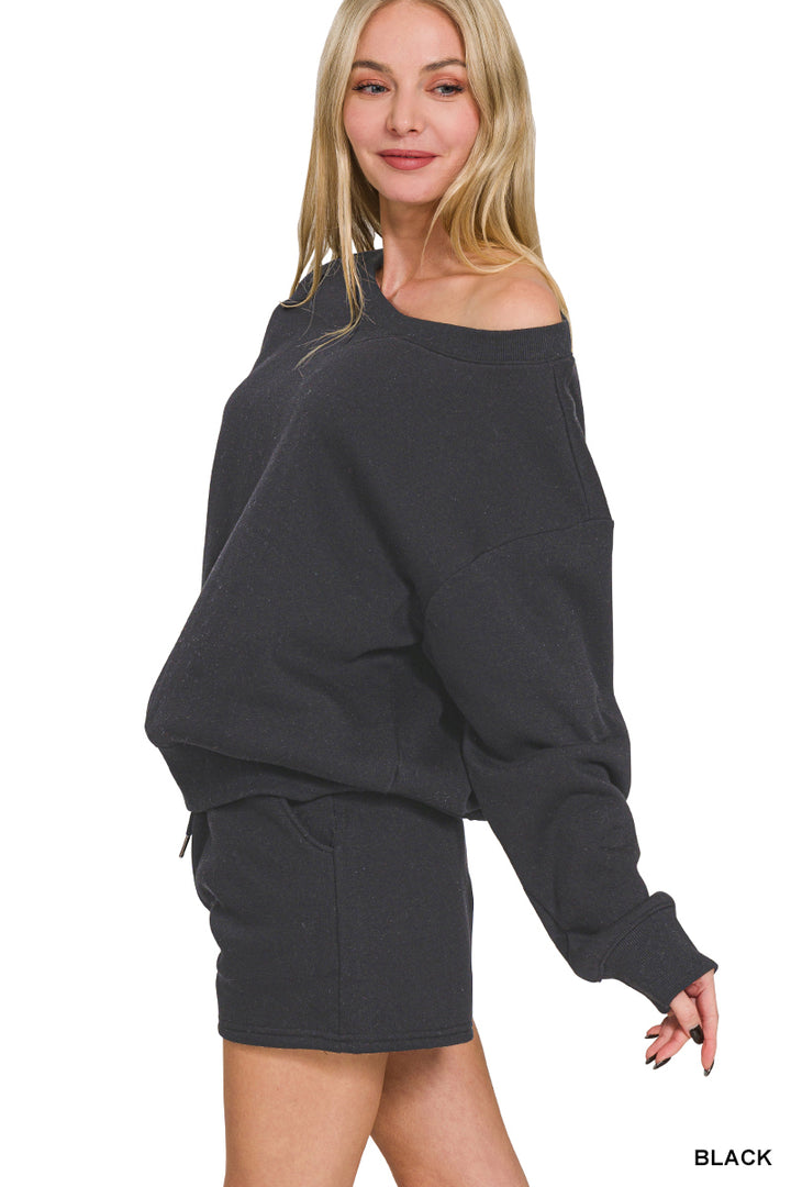 Zenana Fleece Active Short Set OTOP-4379