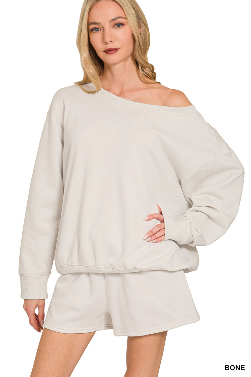 Zenana Fleece Active Short Set OTOP-4379