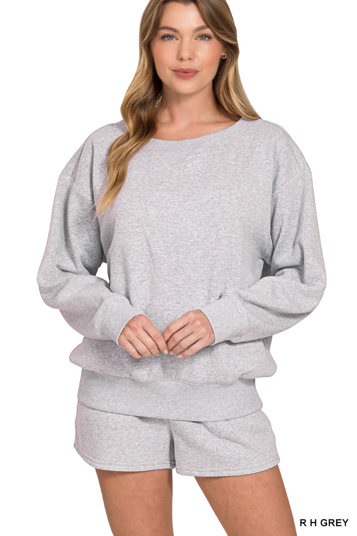 Zenana Fleece Active Short Set OTOP-4379
