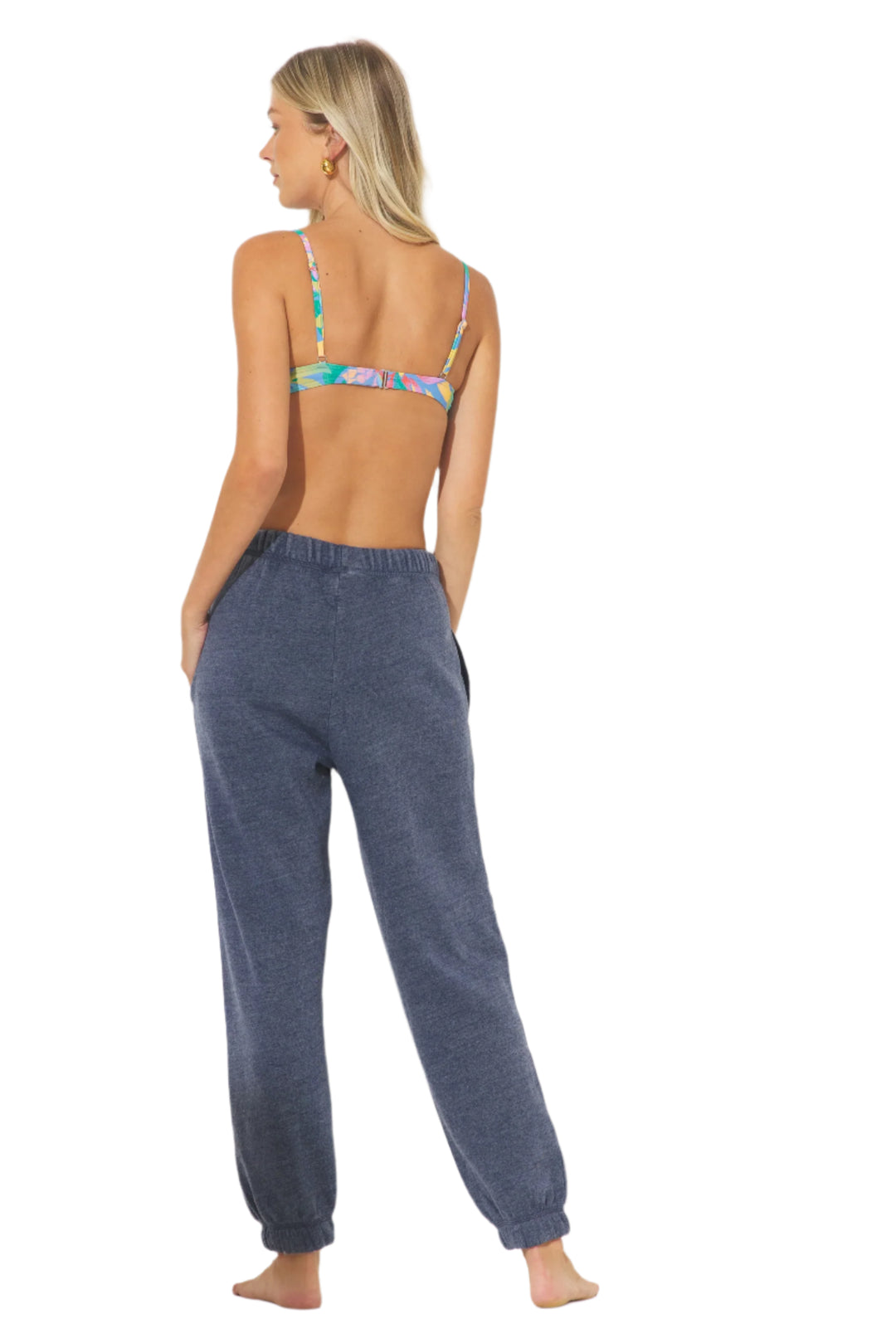 Vintage Havana/Ocean Drive Burn Out Sweatpants with Pockets OD1498 Deep Navy