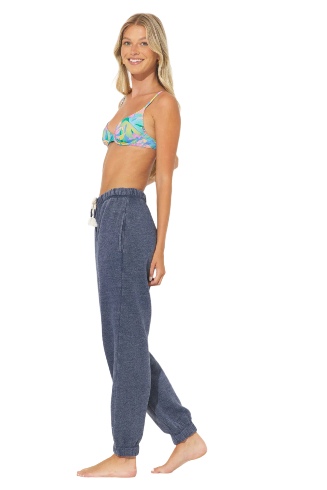 Vintage Havana/Ocean Drive Burn Out Sweatpants with Pockets OD1498 Deep Navy