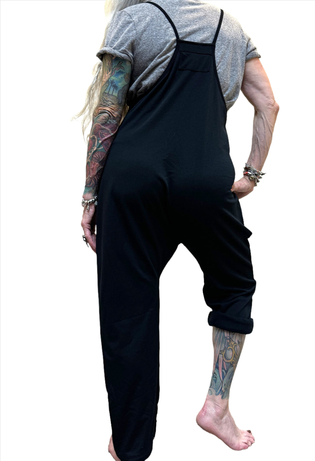 Onzie Fleece Jumper 40 Back Black